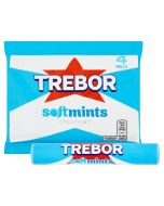 A multipack of 4 Trebor Softmints rolls in a fresh spearmint flavour