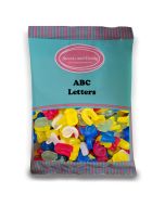 Vegan Jelly ABC Letters - 1Kg Bulk bag of assorted vegan fruit flavour jelly sweets in the shape of letters and numbers