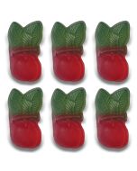 Vegan Cherries, fruit flavour jelly sweets in the shape of a cherry.