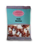 Vegan Cola Bottles - 1Kg Bulk bag of vegan cola flavour gummy sweets in the shape of a bottle!