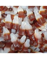 Vegan cola bottles, cola flavour jelly sweets in a bulk 2kg bag