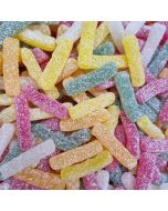 Fizzy Chips - Vegan fruit flavour gummy sweets with a fizzy coating.