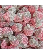 Vegan Fizzy Strawberry sweets