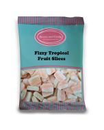 Vegan Fizzy Tropical Slices - 1Kg Bulk bag of vegan tropical flavour fizzy sweets