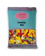 Vegan Gummy Mix - 1Kg Bulk bag of assorted vegan fruit flavour gummy sweets