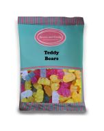 Vegan Teddy Bears - 1Kg Bulk bag of vegan fruit flavour gummy sweets in the shape of cute teddy bears!