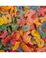 Vegan ABC Letters, fruit flavour jelly sweets