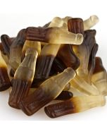 Juicy cola flavour jelly sweets in the shape of cola bottles