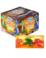 A full box of 22 large jelly sweets shaped like dragons