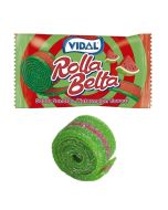 Vidal fizzy watermelon flavour rolled up sweet belts