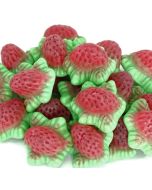 Vidal strawberry flavour jelly sweets with a soft gooey centre