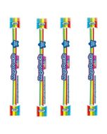 Mega Rainbow pencils - A pack of  4 fruit flavour mega pencils with a fondant centre