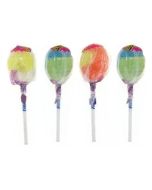 Super sour flavour vidal lollipops with a chewy bubblegum centre