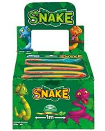 A full box of fruit flavour giant jelly snakes that are over 1m in length!