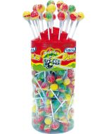 A full jar of 150 traffic light lollipops