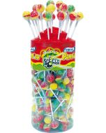 A full jar of 150 traffic light lollipops