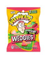 American Sweets - Warheads Wedgies gummies in a large 127g peg bag