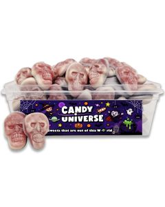 Candy Universe Halloween Jelly Filled Skulls Tub
