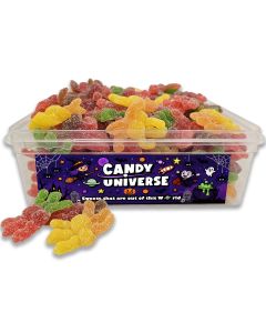 Candy Universe Halloween Sour Spiders Tub