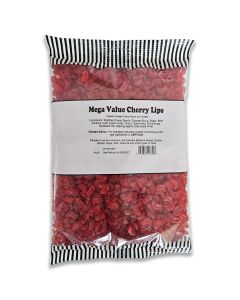 A bulk 1kg bag of cherry lips perfumed sweets