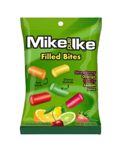 American Sweets - Fruit flavour Mike and Ike Filled Bites candy sweets