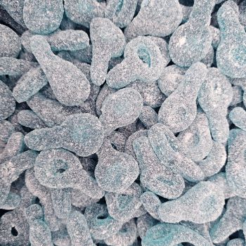 Retro Sweets - fizzy blue jelly sweets shaped like dummies
