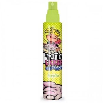 Brain licker Spray Sweets are Sour liquid candy in a novelty spray bottle