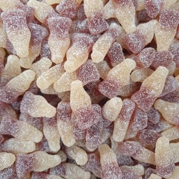 A 3 Kilogram bulk bag of Retro Fizzy Cola Bottles 