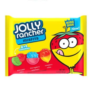 American Sweets - A pack of 3 Jolly rancher gummies in mis matched shapes!