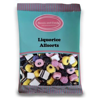 Liquorice Allsorts - 1Kg Bulk bag of a mixture of liquorice, coconut and aniseed sweets!