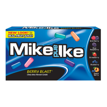 An American Theatre box full of Mike and Ike Berry blast flavour American Sweets