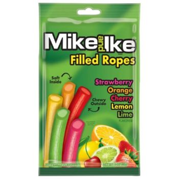 American Sweets - Fruit flavour Mike and Ike Filled Ropes candy sweets