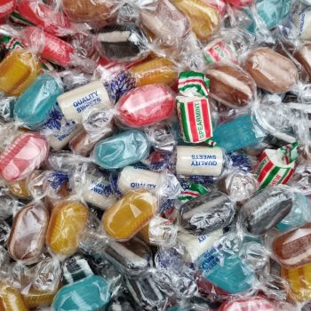 Mint Assortment - A variety of boiled and chewy mint flavour sweets.