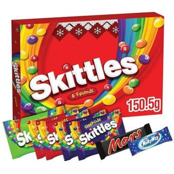 Christmas Sweets - Skittles and Friends selection box