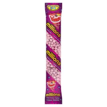 Vimto flavour chewy sweets in tiny balls!