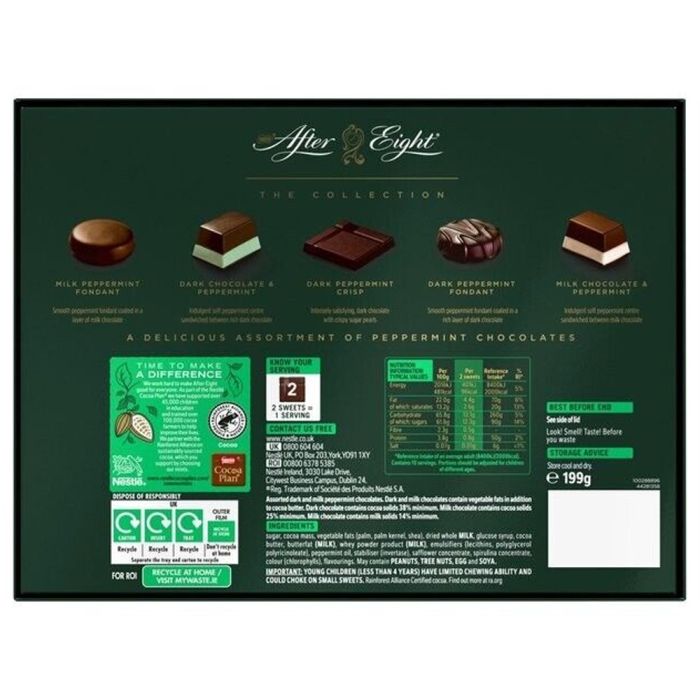 After Eight The Collection 199g - Boxed Chocolates - Christmas Chocolates -  Christmas Sweets