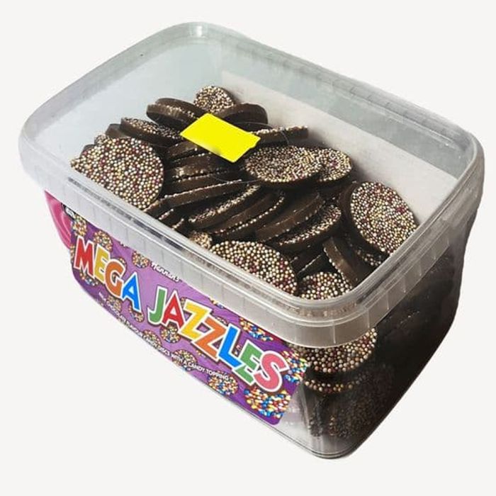 Mega Chocolate Jazzles Tub Of 120 Retro Sweets Pick And Mix 