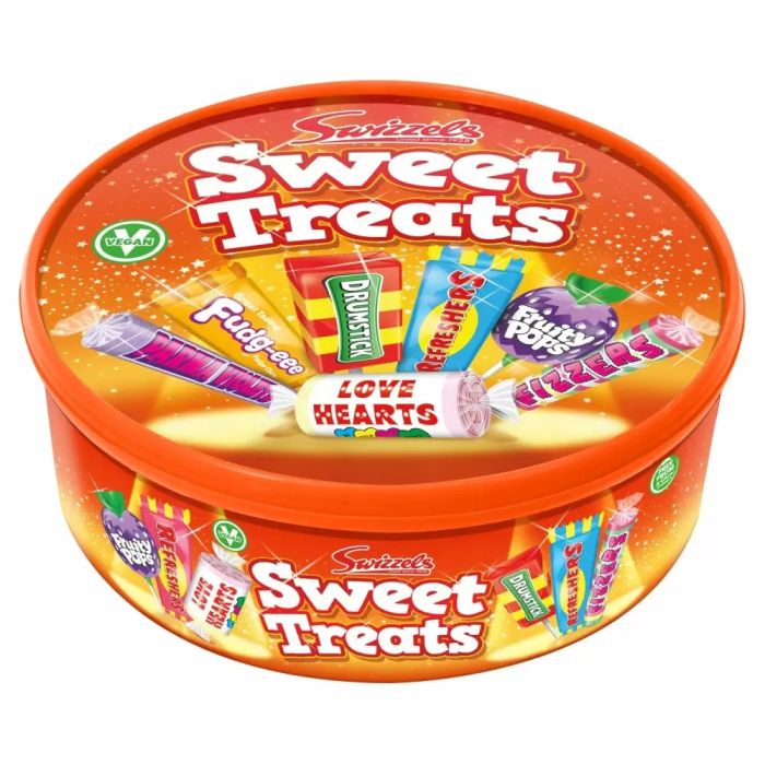 Swizzels Sweet Treats Tub 600g Boxed Chocolates Boxed Sweets Christmas Sweets