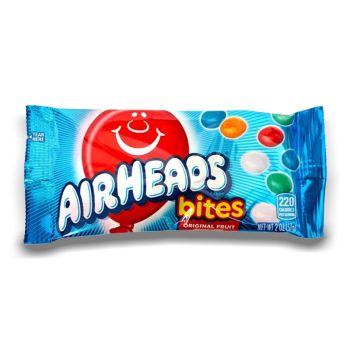 American Sweets - A 57g bag of chewy fruit flavour sweets.