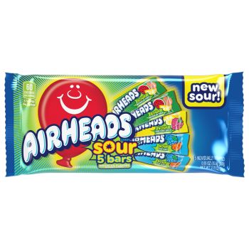 American Sweets - 5 bars of chewy sour Airheads taffy bars