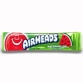 American Sweets - watermelon flavour chewy Airheads American candy bars