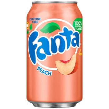 American Fanta Peach, peach flavour Fanta drinks imported from America.