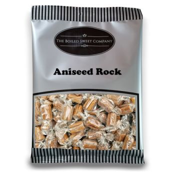 Pick and Mix Sweets - 1Kg Bulk bag of Aniseed Rock, traditional boiled sweets with aniseed flavour