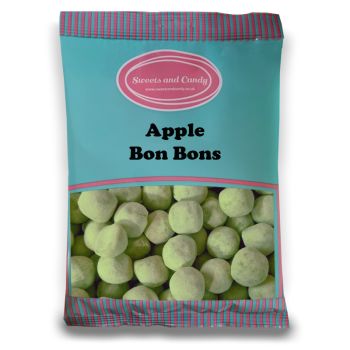 Pick and Mix Sweets - Retro Sweets - A bulk 1kg bag of apple flavour chewy bon bons!