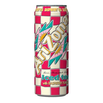 American Drinks - A 680ml can of Arizona Iced tea with raspberry, refreshing American soda.
