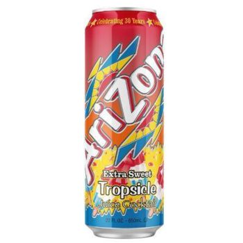 American Soda - A huge 680ml can of Arizona Tropsicle flavour American drink