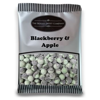 Pick and Mix Sweets - 1Kg Bulk bag of Blackberry and Apple, traditional sugar coated boiled sweets