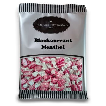 Blackcurrant Menthol - 1Kg Bulk bag of blackcurrant flavour menthol boiled sweets.