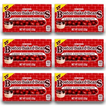 American Sweets - Boston Baked Beans, crunchy candy coated peanuts in a box.