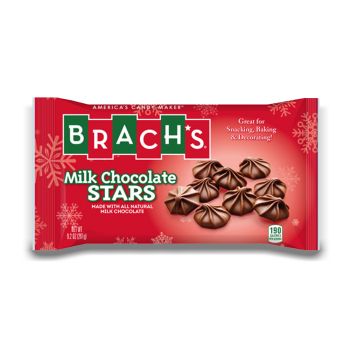 A bag of Milk Chocolate stars, American chocolate imported to the UK